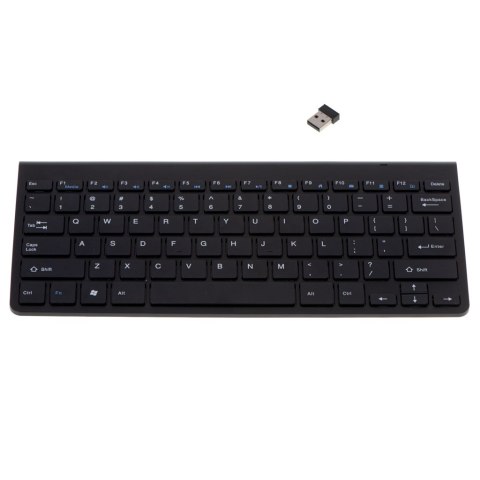 Klawiatura bezprzewodowa bluetooth Smart TV czarna Klawiatura bezprzewodowa bluetooth Smart TV czarna