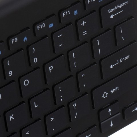 Klawiatura bezprzewodowa bluetooth Smart TV czarna Klawiatura bezprzewodowa bluetooth Smart TV czarna