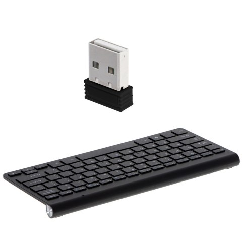 Klawiatura bezprzewodowa bluetooth Smart TV czarna Klawiatura bezprzewodowa bluetooth Smart TV czarna
