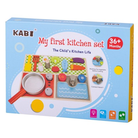 Kuchnia zestaw kuchenny drewniany dla dzieci kuchenka zlew blat kuchenny Kuchnia zestaw kuchenny drewniany dla dzieci kuchenka zlew blat kuchenny