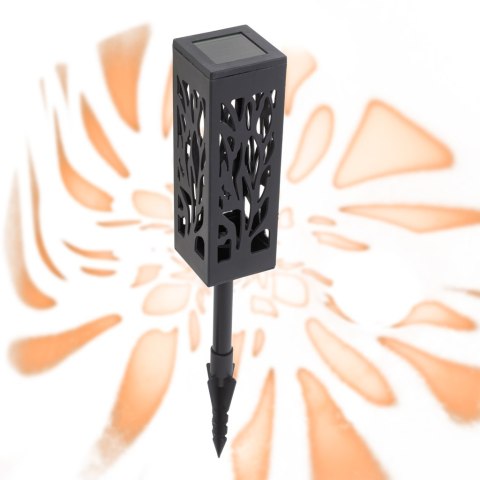 Lampa solarna ogrodowa ażurowa latarenka lamion LED czujnik zmierzchu wbijana 4szt. Lampa solarna ogrodowa ażurowa latarenka lamion LED czujnik zmierzchu wbijana 4szt.