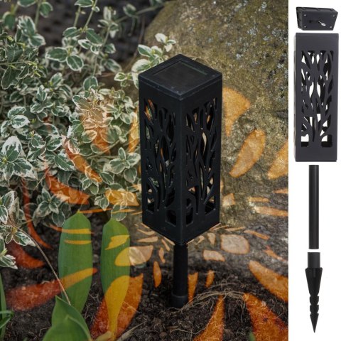 Lampa solarna ogrodowa ażurowa latarenka lamion LED czujnik zmierzchu wbijana 4szt. Lampa solarna ogrodowa ażurowa latarenka lamion LED czujnik zmierzchu wbijana 4szt.