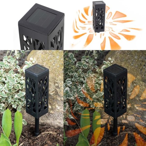 Lampa solarna ogrodowa ażurowa latarenka lamion LED czujnik zmierzchu wbijana 4szt. Lampa solarna ogrodowa ażurowa latarenka lamion LED czujnik zmierzchu wbijana 4szt.