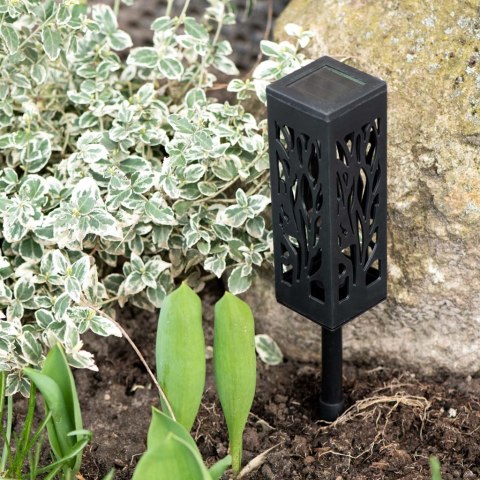 Lampa solarna ogrodowa ażurowa latarenka lamion LED czujnik zmierzchu wbijana 4szt. Lampa solarna ogrodowa ażurowa latarenka lamion LED czujnik zmierzchu wbijana 4szt.