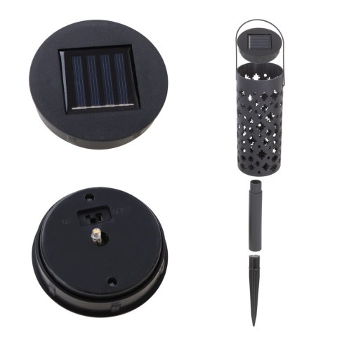 Lampa solarna ogrodowa ażurowa latarenka lampion LED czujnik zmierzchu wbijana 4szt. Lampa solarna ogrodowa ażurowa latarenka lampion LED czujnik zmierzchu wbijana 4szt.
