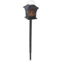 Lampa solarna ogrodowa ażurowa latarenka wisząca wbijana lampion 12 LED