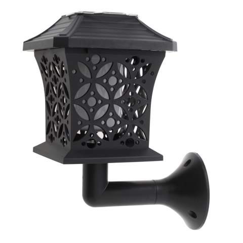 Lampa solarna ogrodowa ażurowa latarenka wisząca wbijana lampion 12 LED Lampa solarna ogrodowa ażurowa latarenka wisząca wbijana lampion 12 LED