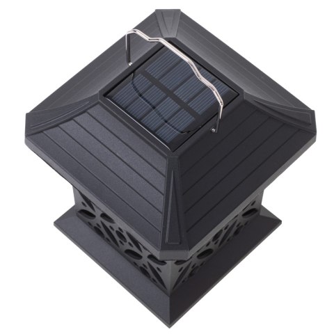 Lampa solarna ogrodowa ażurowa latarenka wisząca wbijana lampion 12 LED Lampa solarna ogrodowa ażurowa latarenka wisząca wbijana lampion 12 LED