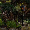 Lampa solarna ogrodowa ażurowa latarenka wisząca wbijana lampion 12 LED