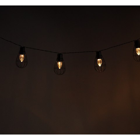 Lampki ogrodowe solarne żarówki girlanda loft 10LED Lampki ogrodowe solarne żarówki girlanda loft 10LED