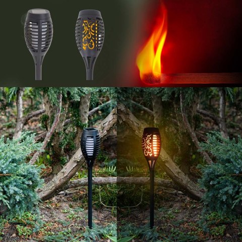 Lampy solarne ogrodowe pochodnie 12LED 4szt. Lampy solarne ogrodowe pochodnie 12LED 4szt.