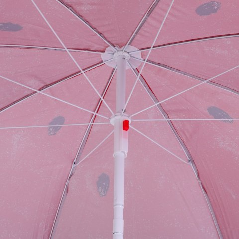 Parasol ogrodowy plażowy regulowany łamany 150cm arbuz UV Parasol ogrodowy plażowy regulowany łamany 150cm arbuz UV