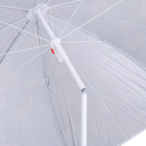 Parasol ogrodowy plażowy regulowany łamany 150cm liście UV Parasol ogrodowy plażowy regulowany łamany 150cm liście UV
