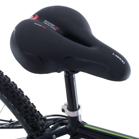 Siodełko rowerowe RALLEX sportowe wygodne pianka elastyczna lampka LED Siodełko rowerowe RALLEX sportowe wygodne pianka elastyczna lampka LED