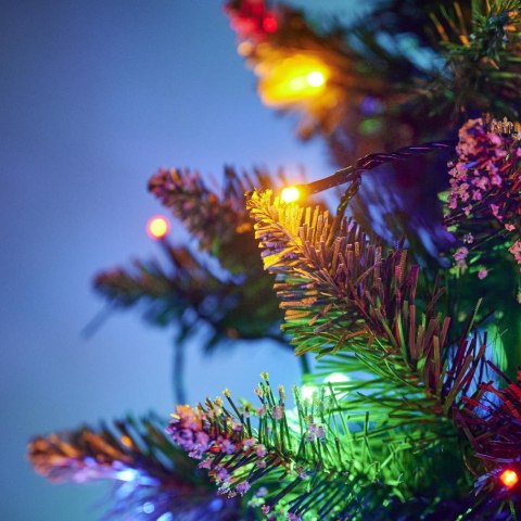 Lampki LED łańcuch świetlny świąteczne choinkowe 10m 100LED multikolor 8 trybów świecenia Lampki LED łańcuch świetlny świąteczne choinkowe 10m 100LED multikolor 8 trybów świecenia