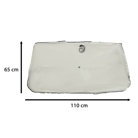 Parasol przeciwsłoneczny osłona mata na przednią szybę samochodu 65x110cm Parasol przeciwsłoneczny osłona mata na przednią szybę samochodu 65x110cm