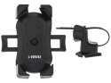 Uchwyt rowerowy motocyklowy na telefon czarny C51 stabilny