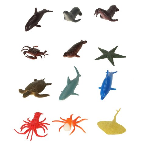 Figurki zwierzęta morskie dzikie zagrodowe dinozaury zestaw mix 48sztuk Figurki zwierzęta morskie dzikie zagrodowe dinozaury zestaw mix 48sztuk