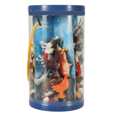 Figurki zwierzęta morskie dzikie zagrodowe dinozaury zestaw mix 48sztuk Figurki zwierzęta morskie dzikie zagrodowe dinozaury zestaw mix 48sztuk