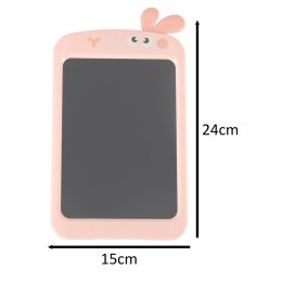 Tablet graficzny do rysowania dla dzieci znikopis tablica ekran LCD 8,5' królik róż