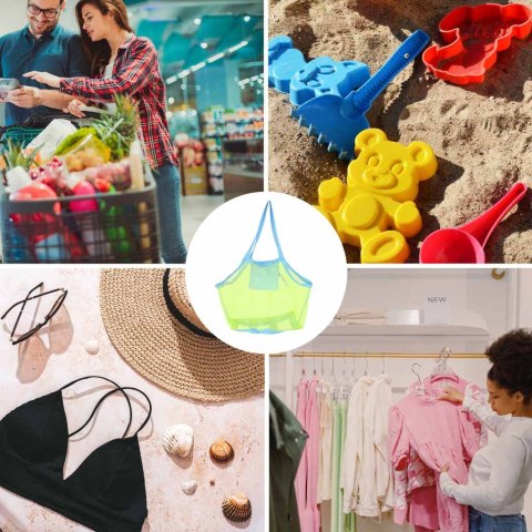 Torba plażowa siatka zakupy zabawki XXL Torba plażowa siatka zakupy zabawki XXL