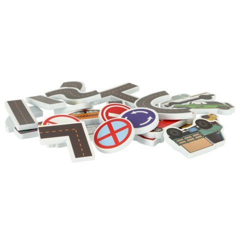 Zabawka do kąpieli wanny wodna dla dzieci naklejki piankowe autka ulica puzzle 23 el. Zabawka do kąpieli wanny wodna dla dzieci naklejki piankowe autka ulica puzzle 23 el.