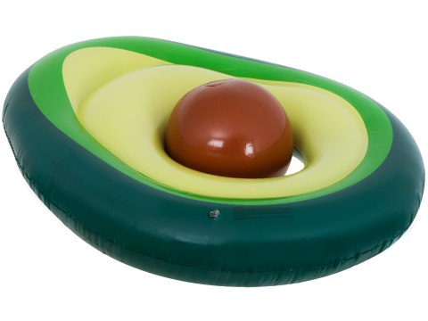 Materac dmuchany do pływania awokado z pestką piłką 150cm XL Materac dmuchany do pływania awokado z pestką piłką 150cm XL