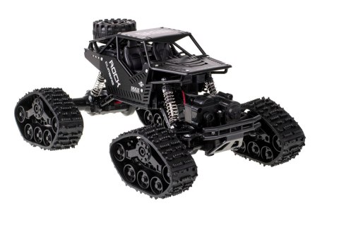 Samochód zdalnie sterowany na pilota RC Rock Crawler 4x4 LHC012 auto 2w1 czarny Samochód zdalnie sterowany na pilota RC Rock Crawler 4x4 LHC012 auto 2w1 czarny