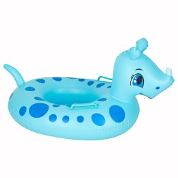 Kółko do pływania dla niemowląt koło pontonik dla dzieci dmuchany z siedziskiem nosorożec max 15 kg 1-3lata