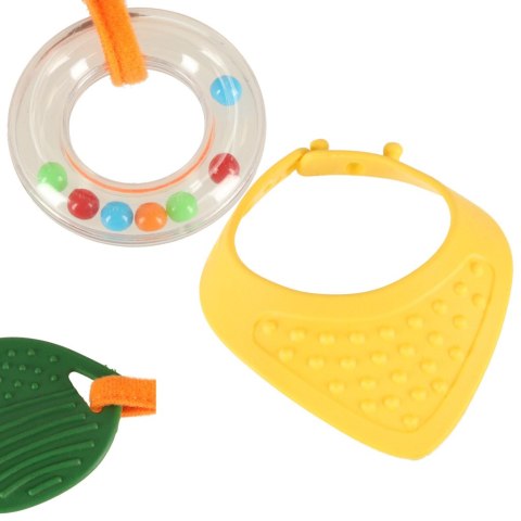 Maskotka sensoryczna zawieszka do wózka lisek Maskotka sensoryczna zawieszka do wózka lisek