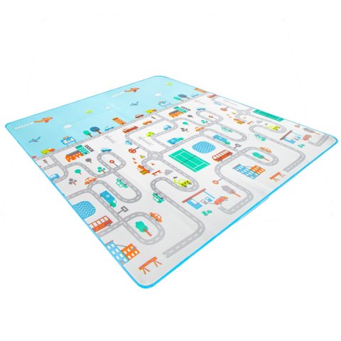 Mata edukacyjna piankowa składana ulica 180 x 200 Mata edukacyjna piankowa składana ulica 180 x 200