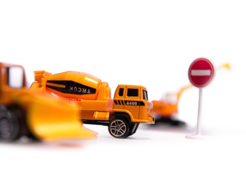 Transporter samolot rozkładany z autami + 3 auta pojazdy budowlane światła dźwięk Transporter samolot rozkładany z autami + 3 auta pojazdy budowlane światła dźwięk