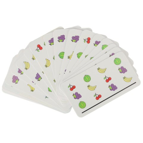 Zabawka edukacyjna drewniana dopasuj kolory owoce montessori Zabawka edukacyjna drewniana dopasuj kolory owoce montessori