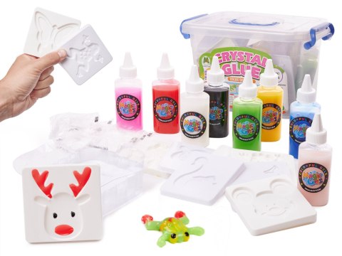 Klej żel kryształowy 3D crystal glue kreatywny zestaw w wiaderku 26el. Klej żel kryształowy 3D crystal glue kreatywny zestaw w wiaderku 26el.