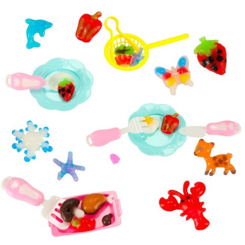 Klej żel kryształowy 3D crystal glue magiczna kuchnia szablony kreatywny zestaw 62 elementy niebieski Klej żel kryształowy 3D crystal glue magiczna kuchnia szablony kreatywny zestaw 62 elementy niebieski