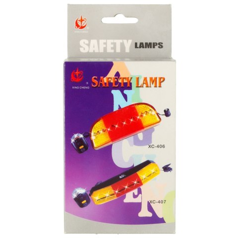 Lampki rowerowe światła rowerowe kierunkowskaz klakson 2 tryby komplet Lampki rowerowe światła rowerowe kierunkowskaz klakson 2 tryby komplet
