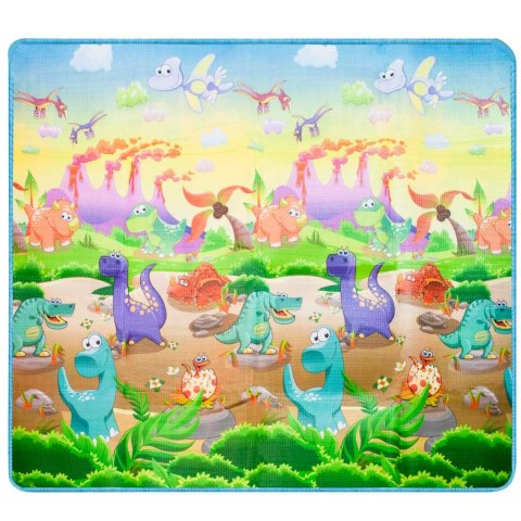 Mata edukacyjna piankowa dwustronna składana ZOO 200 x 180 x 1 cm Mata edukacyjna piankowa dwustronna składana ZOO 200 x 180 x 1 cm