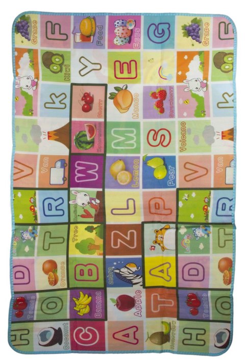 Mata edukacyjna piankowa dwustronna składana bajkowy świat 180 x 120 cm Mata edukacyjna piankowa dwustronna składana bajkowy świat 180 x 120 cm