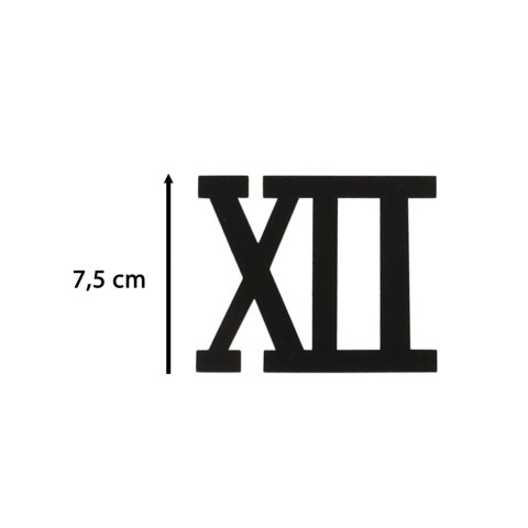 Zegar Ścienny naklejany DIY regulowany czarny cyfry rzymskie 130cm Zegar Ścienny naklejany DIY regulowany czarny cyfry rzymskie 130cm