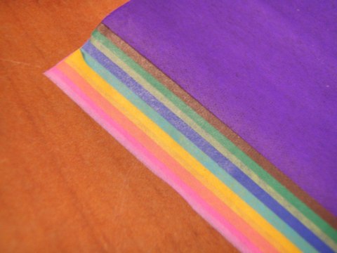 Bibuła 5kol. 12kolorów mix 38x50 | 332595 Bibuła 5kol. 12kolorów mix 38x50 | 332595